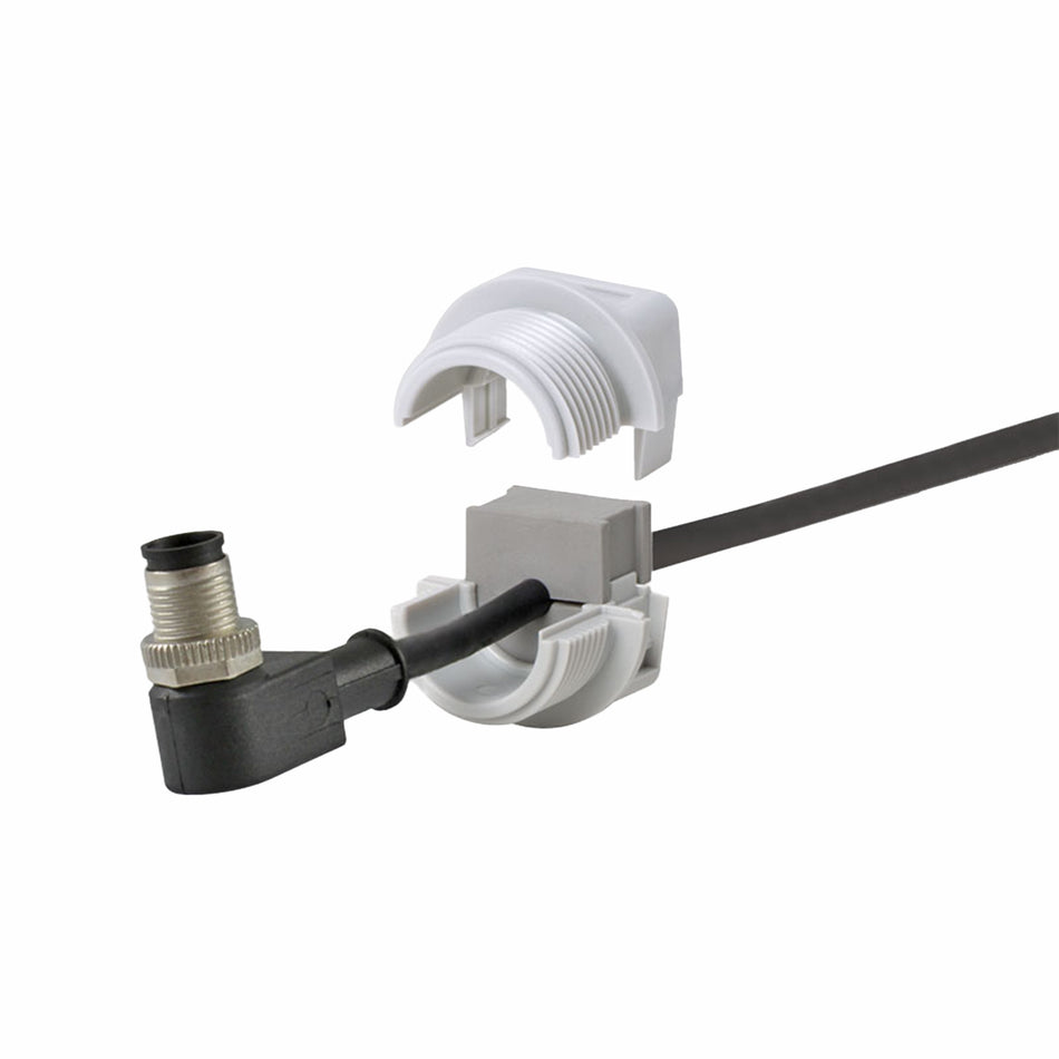 QVT | COMPACT SPLIT CABLE GLAND FOR CABLES WITH CONNECTORS, M16 - M50 / IP54 | QVT 32 GY — Icotek