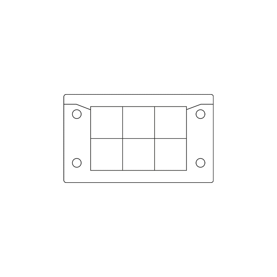 KEL-ER Split Cable Entry Frames IP66 for 6 1 - 16mm Cables | KEL-ER 10|6 — Icotek