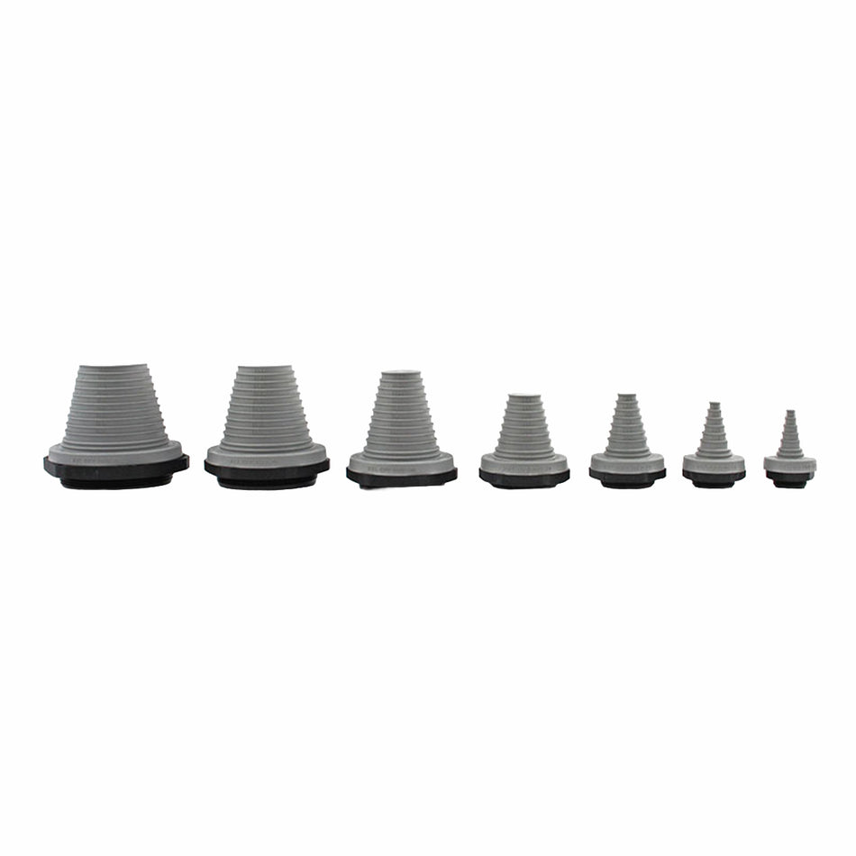 BLACK PYRAMID CABLE ENTRY GROMMETS M40 IP68 FOR 1 X 12 - 27 MM - KEL-DPF 40|12-27 BK