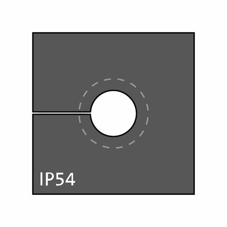 KT Small Grey Cable Grommets IP54 for 8-11mm Cables - KTMBS 8-11 — Icotek