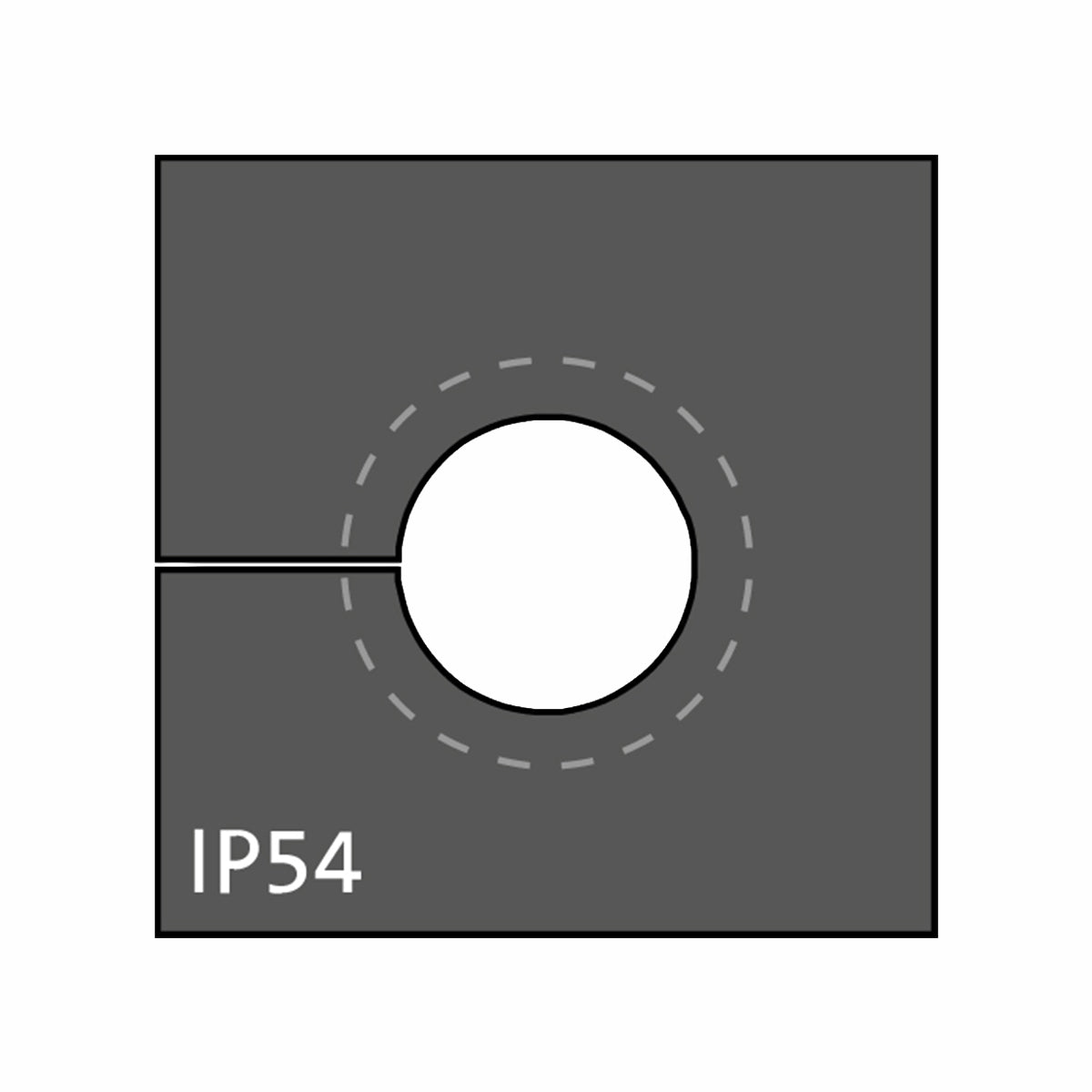 KT Small Grey Cable Grommets IP54 for 8-11mm Cables - KTMBS 8-11 — Icotek