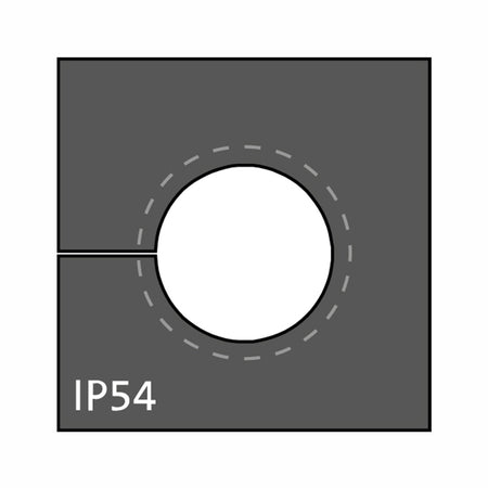 KT Small Grey Cable Grommets IP54 for 8-11mm Cables - KTMBS 8-11 — Icotek