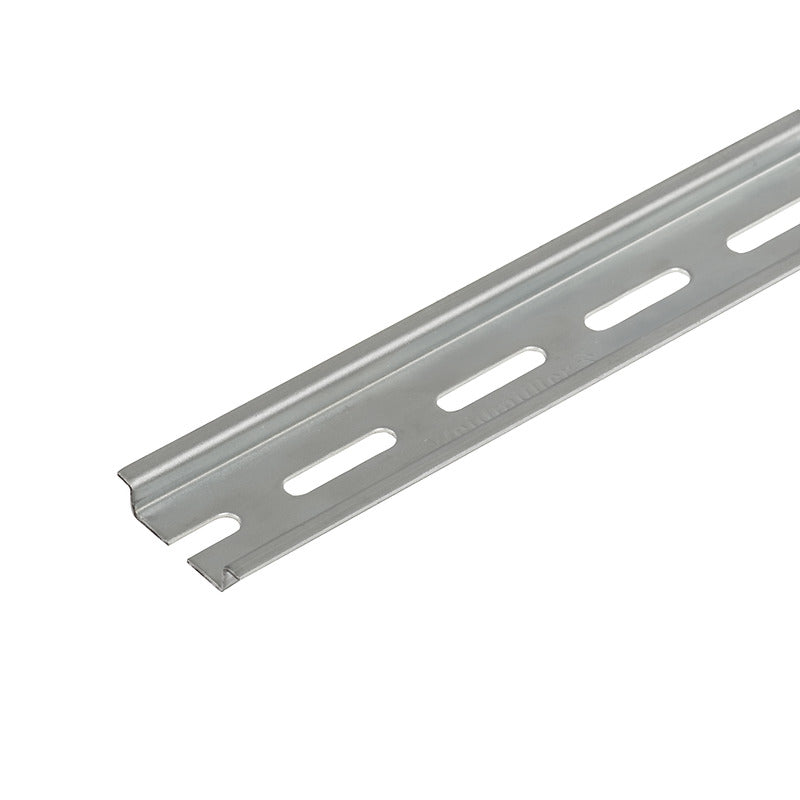 Gal Steel Slotted Din Rail TS35 x 7.5mm | (2M LENGTHS - Pack 10 (20 Metres)) — Weidmuller