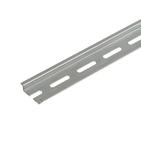Gal Steel Slotted Din Rail TS35 x 7.5mm | (2M LENGTHS - Pack 10 (20 Metres)) — Weidmuller