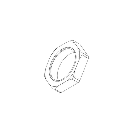 Hexagonal locknuts M25 × 1.5 | KGM 25 bk (Pack of 10) — Icotek