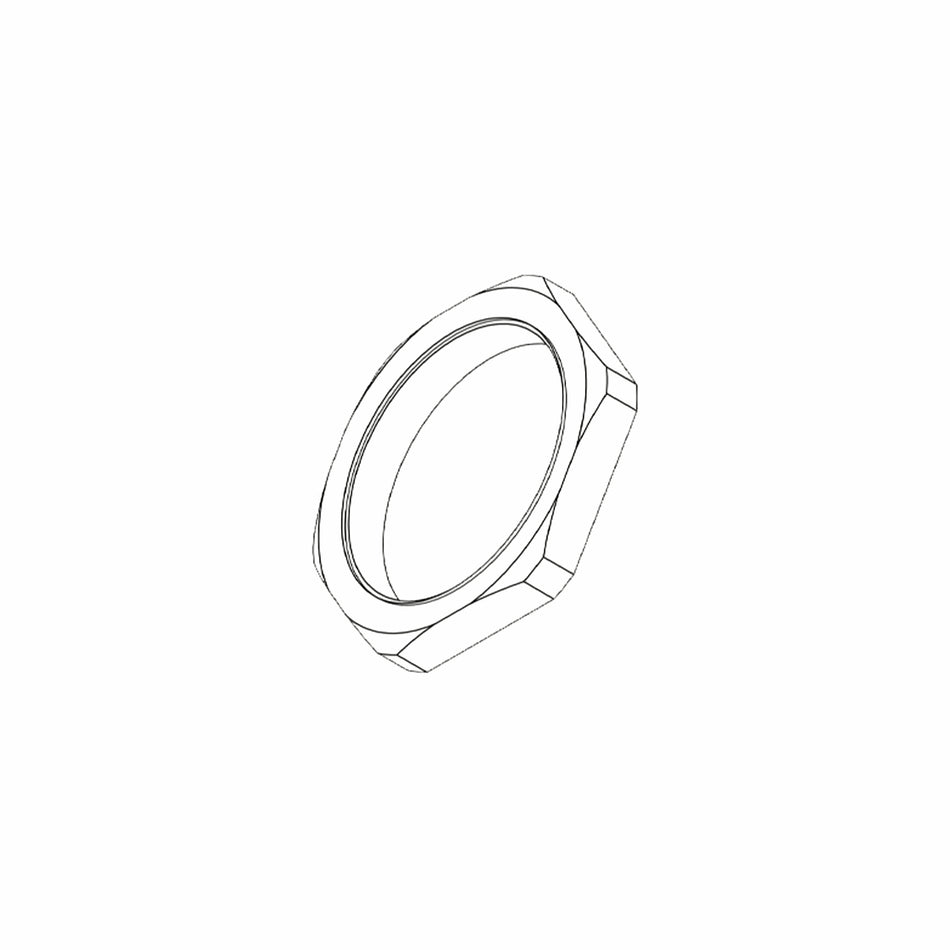 Hexagonal locknut M32 x 1.5 | KGM 32 bk (Pack of 10) — Icotek