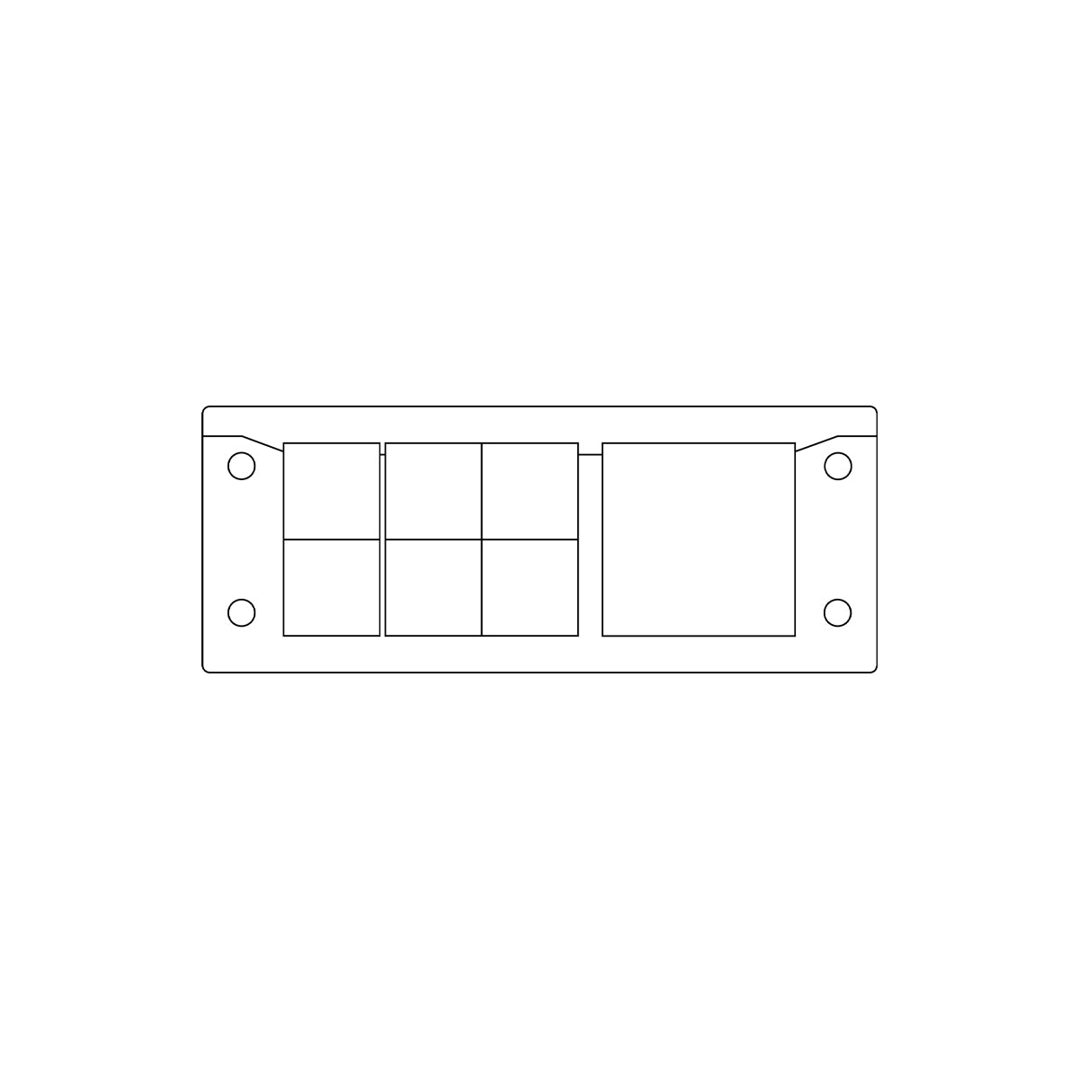 KEL-U|KEL-E Split Cable Entry Frames - KEL-U 24|7 — Icotek