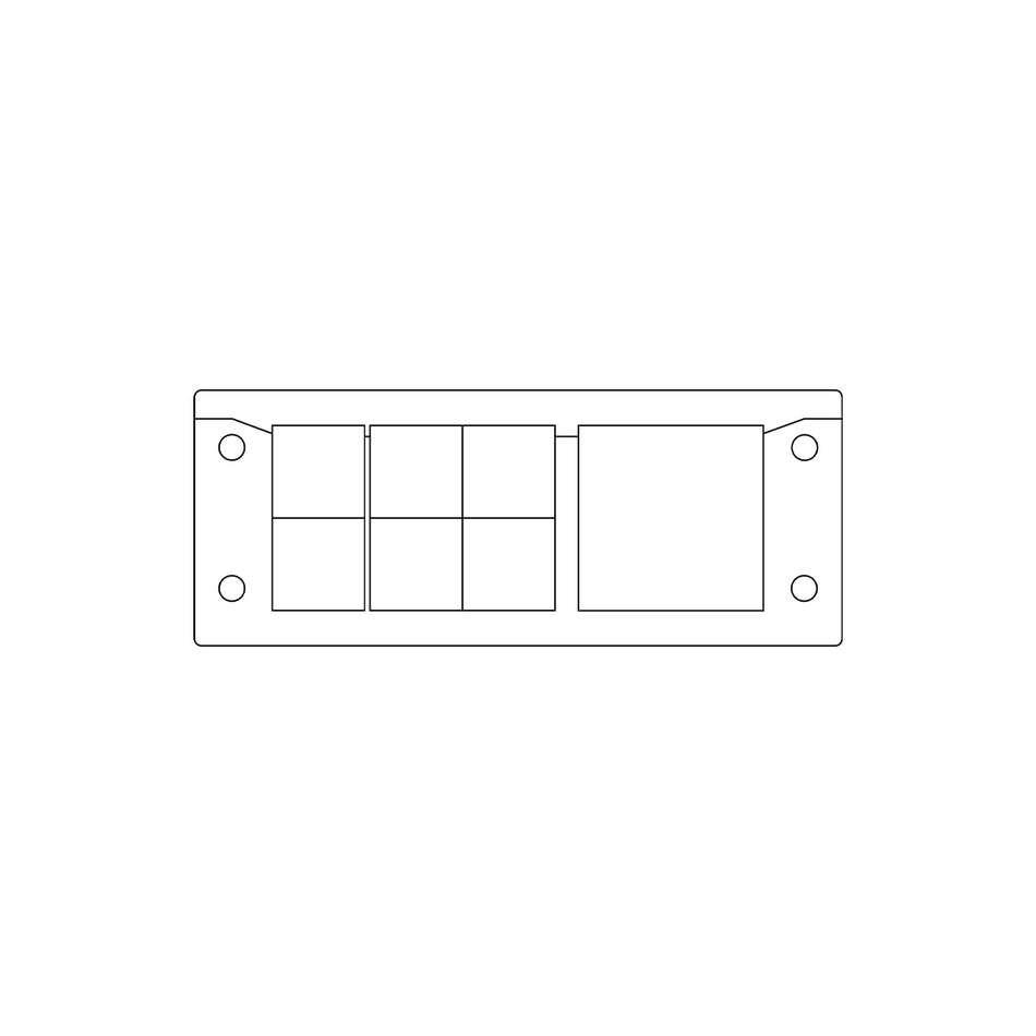 KEL-U|KEL-E Split Cable Entry Frames - KEL-U 24|7 — Icotek