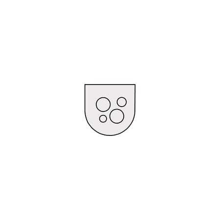 UT-DT4 Universal Grommet Grey for 2x Cable up to 6.4mm, 2x up to 3.2mm & 1x up to 4.2mm U-Shape for Wall Thickness 1.0-4.0mm