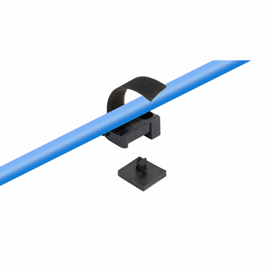 HOOK-AND-LOOP TAPE HOLDER FOR UNIVERSAL MOUNTING AND VARIOUS MOUNTING PROFILES | KBH-S 12 M5