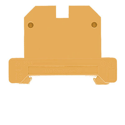 DIN Terminal SAK Series 6mm Earth - EK6/35 — Weidmuller