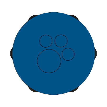 Hygienic Blue Multi-Membrane Cable Entry Plate M32 IP68 for 3 x 3.2-6.5mm + 1 x 7.2-12.5mm Cables - KEL-DPZ-HD 32|4 — Icotek