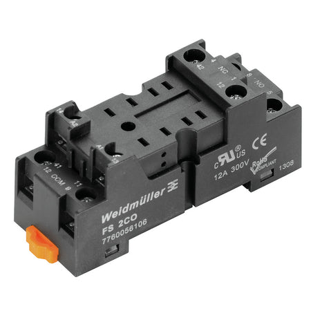 Relay Base DRM-Series 2CO 12A, Screw Connection Flat - FS 2CO — Weidmuller