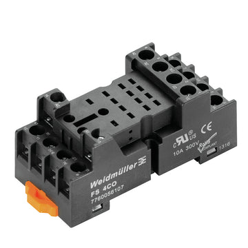 FS 4CO D-SERIES DRM Relay Base 4CO 10A Screw Connection