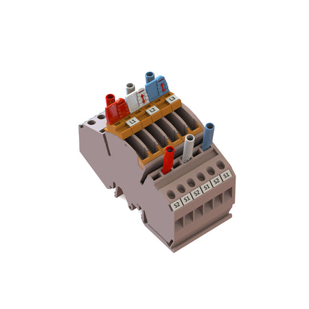 3-Phase Make-Before-Break CT Test Disconnect / Shorting Link Kit, Screw Connection | WTTB CT KIT 3PH — Weidmuller