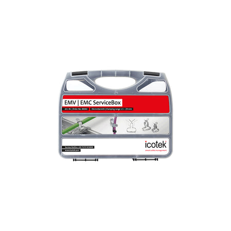 EMC Service Box for Shield Clamps, Shield Diameter 1.5 - 29 mm — Icotek