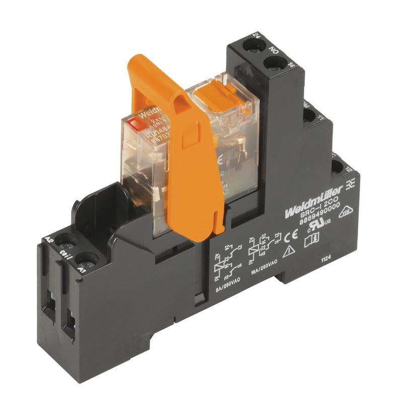 RCIKIT 230VAC 1CO LD/PB RIDERSERIES RCI Relay Module, 1 CO 230 VAC 16 A — Weidmuller