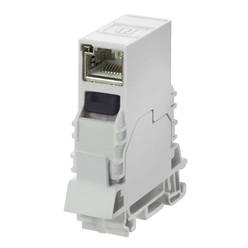 Terminal Rail outlet, RJ45, Coupling, Cat.6A - IE-TO-RJ45-C — Weidmuller