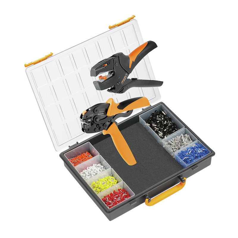 Tool Set inc. Crimping tool: PZ 6 Roto L, Stripping tool: STRIPAX - CRIMP-SET PZ 6 ROTO L T — Weidmuller