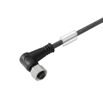 Angled M12 Cable, 4 Pole, One End Without Connector, 5m, A-Coded | SAIL-M12BW-4-5.0U