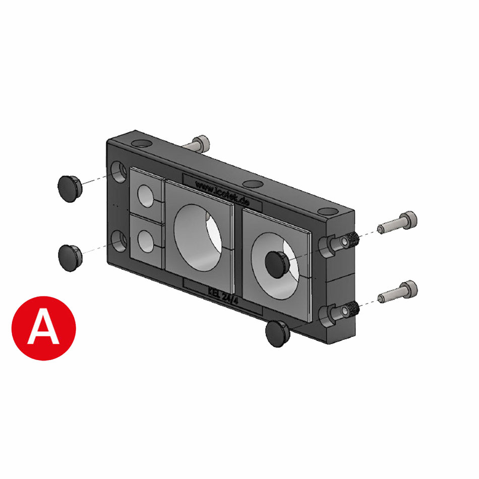 BLACK COVER PLUG B FOR CABLE ENTRY FRAMES & PLATES