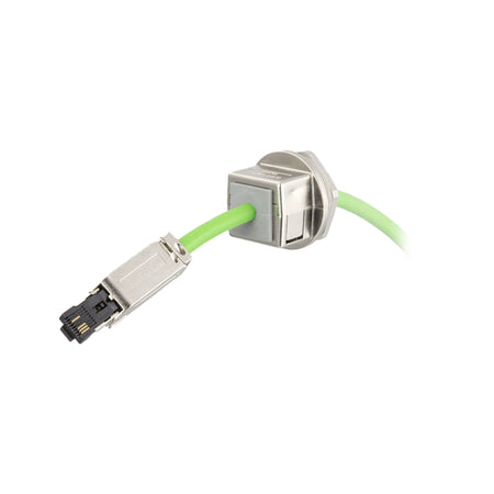 Split EMC Cable Gland M63 IP55 for 1 x 35mm Cables | EMC-KVT-DS 63|1 With Plastic Locknut — Icotek
