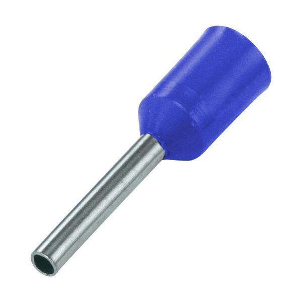 Pre-Insulated End Sleeve (bootlace) Ferrules BLUE.75mm2 8mmL Pack of 500 — Carroll