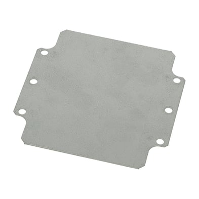 Euronord Aluminium Mounting Plate Sheet Steel 146 x 146 x 1.5 — FIBOX