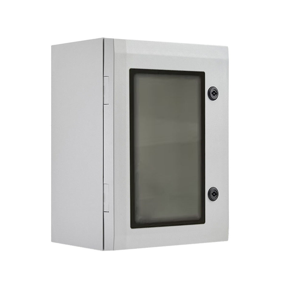 Fibox ARCA Polycarbonate Enclosure 300H X 400W X 150D IP66 With 2 Quarter Turn Locks, Including Mounting Plate — FIBOX
