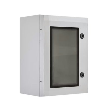 ARCA Series Polycarbonate Enclosure 500H x 400W x 210D IP66 | ARCA-504021 | Window & Mounting Plate Included. — FIBOX