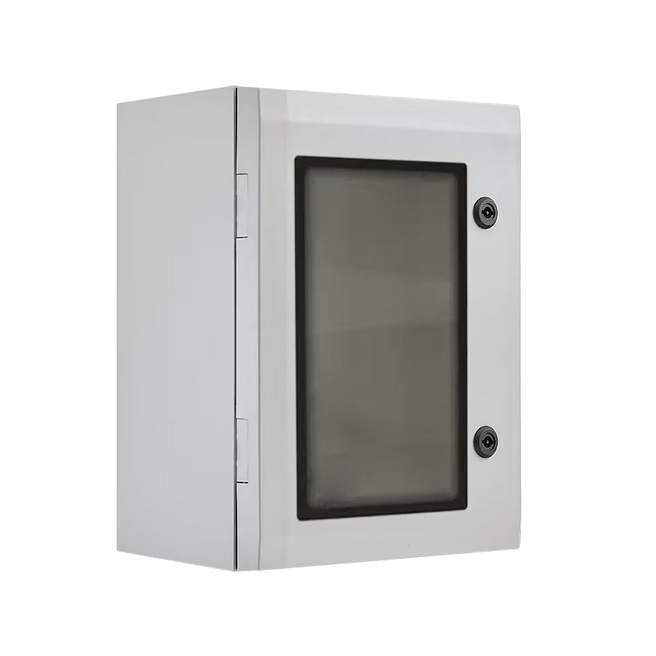 ARCA Series Polycarbonate Enclosure 500H x 400W x 210D IP66 | ARCA-504021 | Window & Mounting Plate Included. — FIBOX