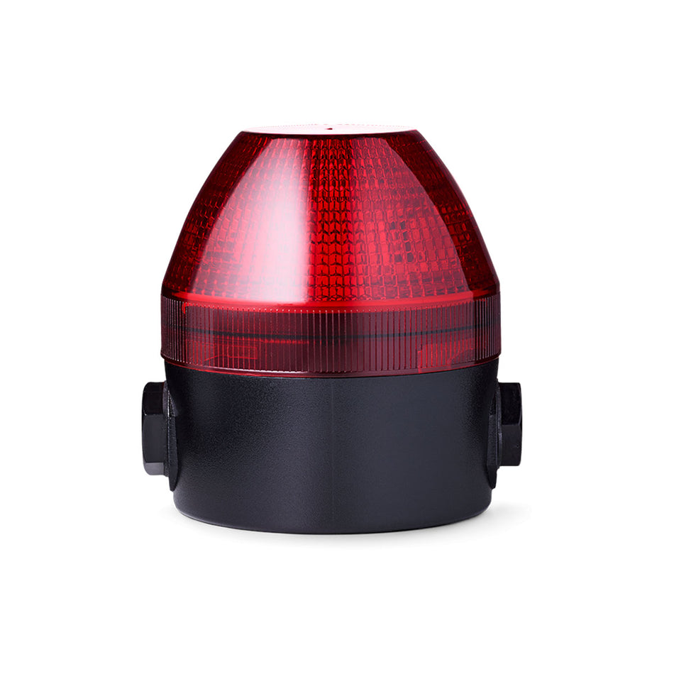NES Series Beacon Steady/Flashing, Red 24-48 VAC/DC IP67 — Auer Signal