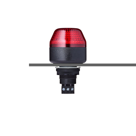 IBM Series M22 Ø45mm Panel Mount Beacon, Steady/Flashing Light, Red, 24VAC/DC — Auer Signal