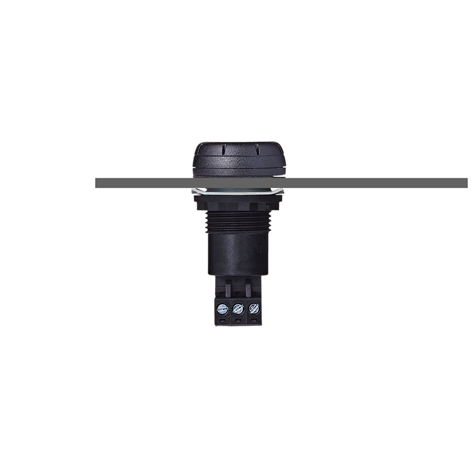 ESV Series M22 Ø30mm Panel Mount Buzzer, 12-24VAC/DC, 85dB — Auer Signal