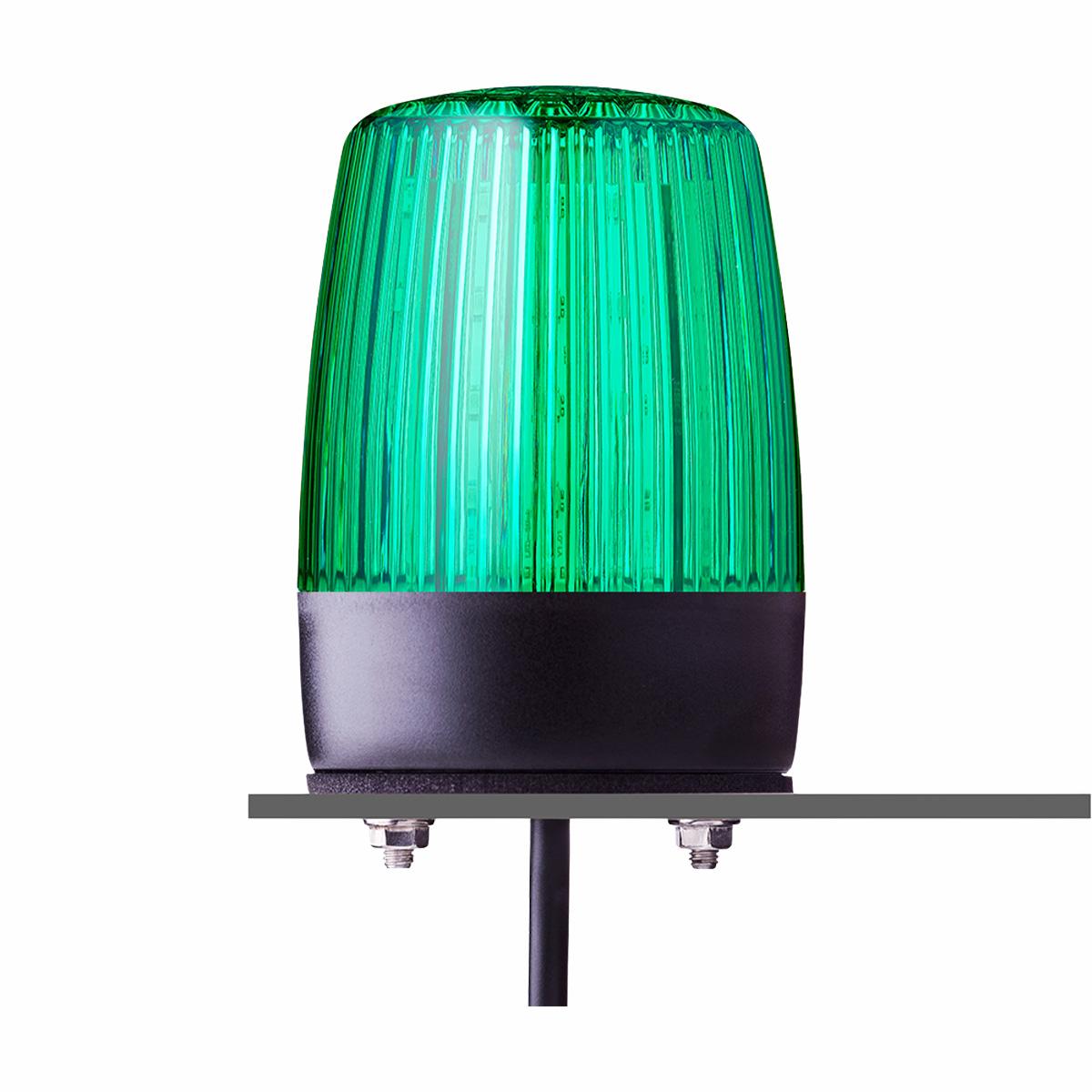 PCH Series Steady/Flashing Beacon, High Lens 24 V AC/DC Green — Auer Signal