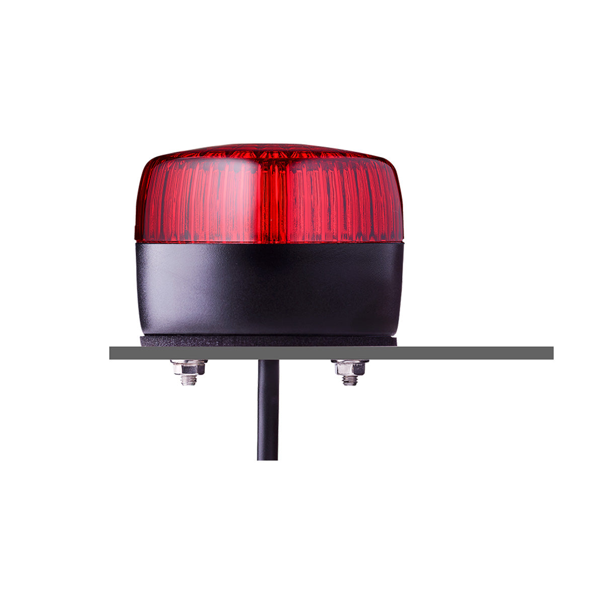 PFL Series Strobe Beacon, 2 Pattern, Low Lens, Red, 24VAC/DC — Auer Signal