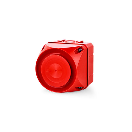 ASS-T Series Multi-Tone 32 Tone Alarm Sounder, 24-48VAC/DC, Red Housing — Auer Signal