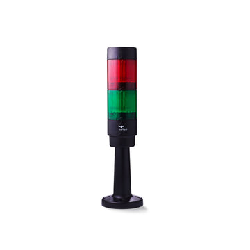 CT5 Series LED Signal Tower 24VDC, Steady LED: Red/Green, 100mm Tube Mounting