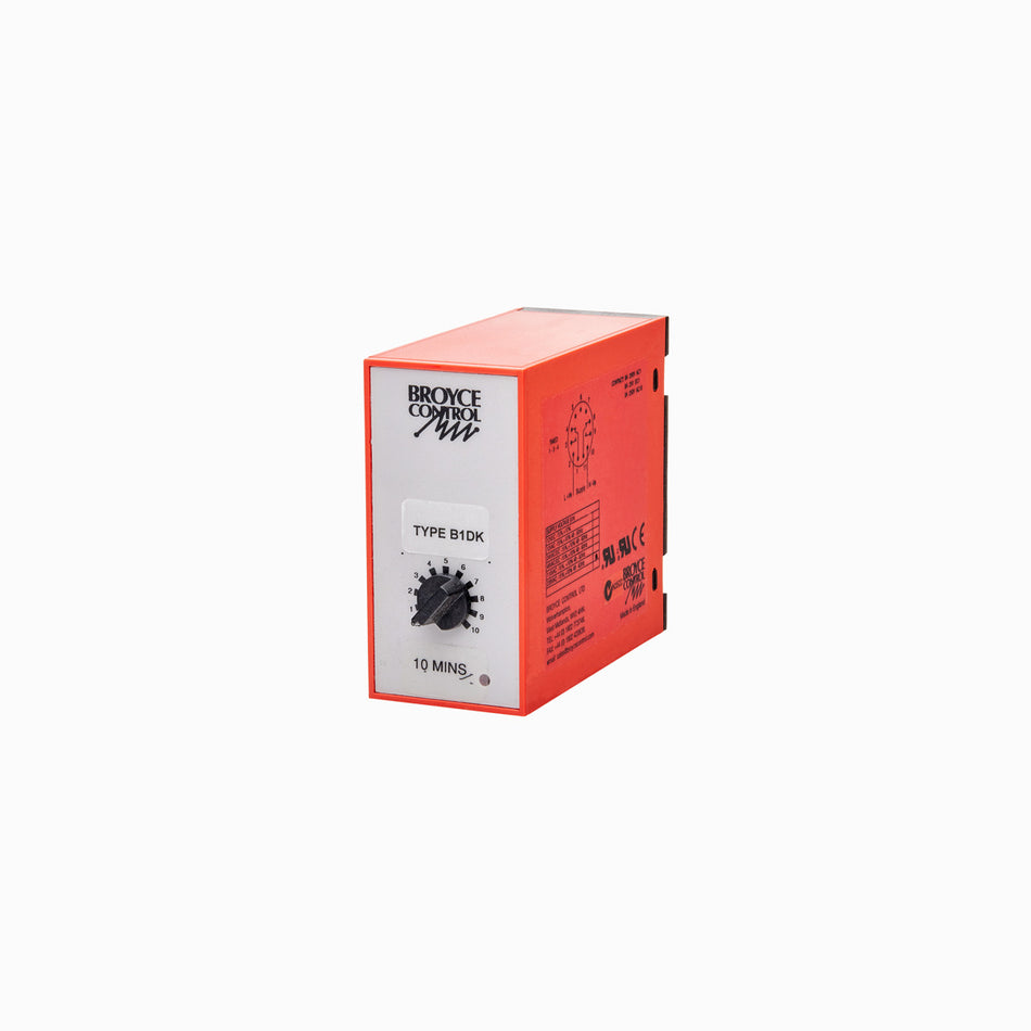 Delay On Operate Timer 0.5-10Min 240VAC — Broyce Control