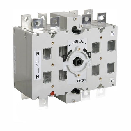 Changeover Switch CCF 250A 3P+N (HANDLE ORDERED SEPARATELY) — Telergon