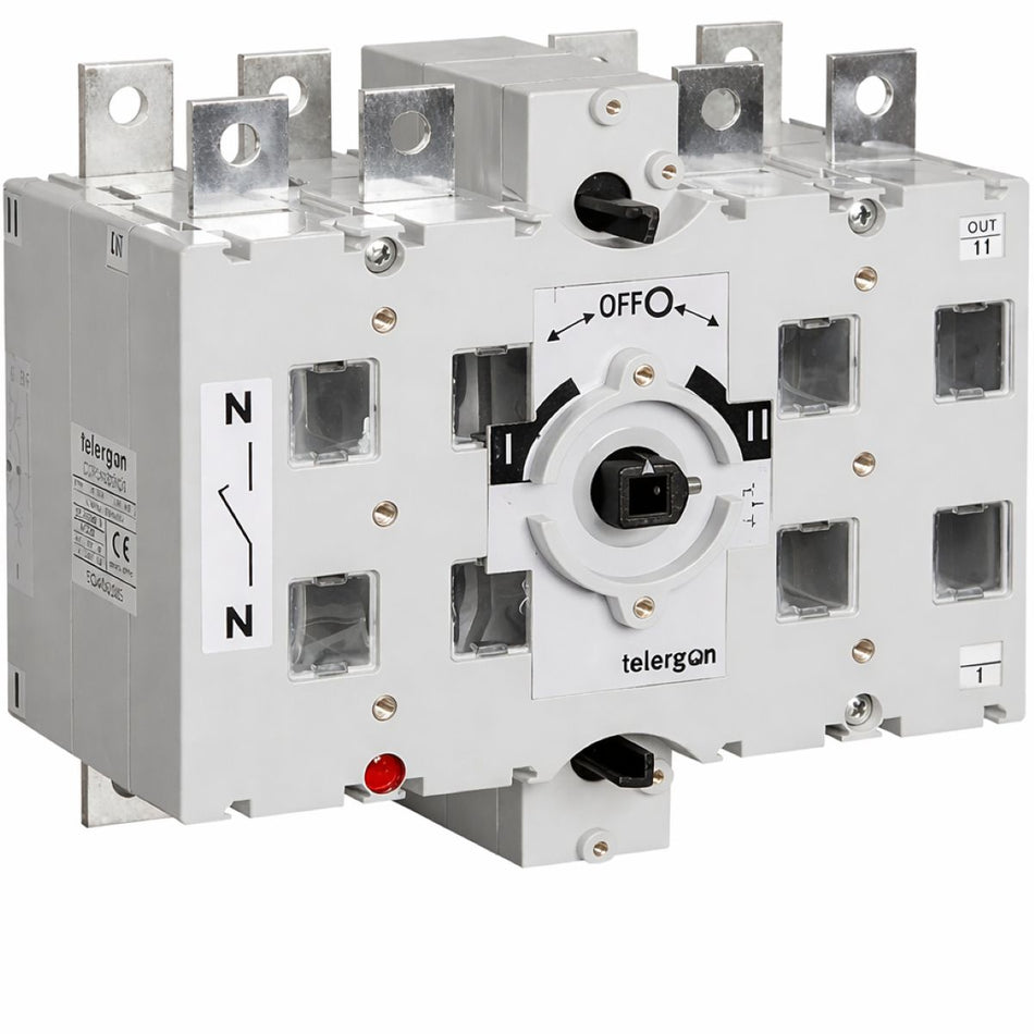 Changeover Switch CCF 400A 3P+N (HANDLE ORDERED SEPARATELY) — Telergon