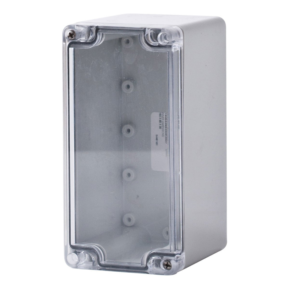 Polycarbonate Enclosure Clear Lid  IP66 160H x 80W x 90D — Allbro