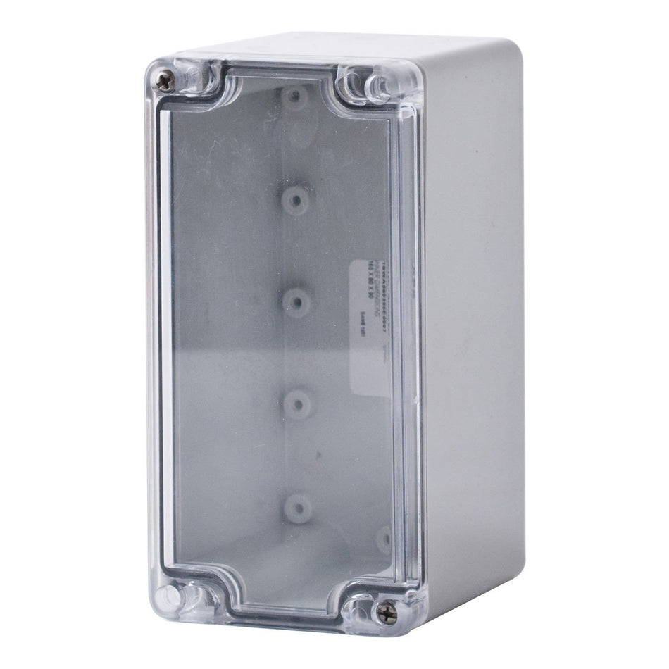 Polycarbonate Enclosure Clear Lid  IP66 160H x 80W x 90D — Allbro