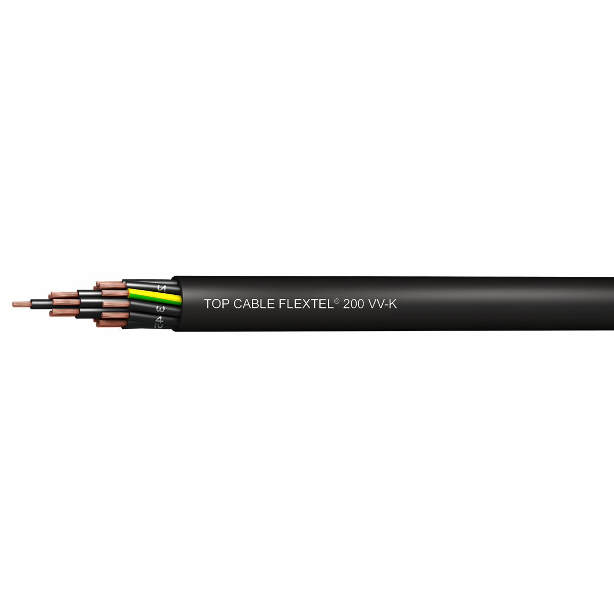 FLEXTEL 200 VV-K 0.6/1KV 8G2.5MM2 — Top Cable