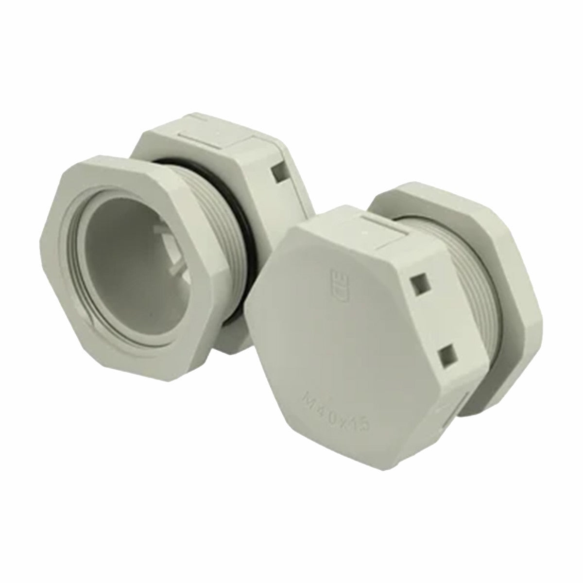 Pressure Equaliser Vent IP68, Light Grey Length 18 MM M40 X 1.5 — FIBOX