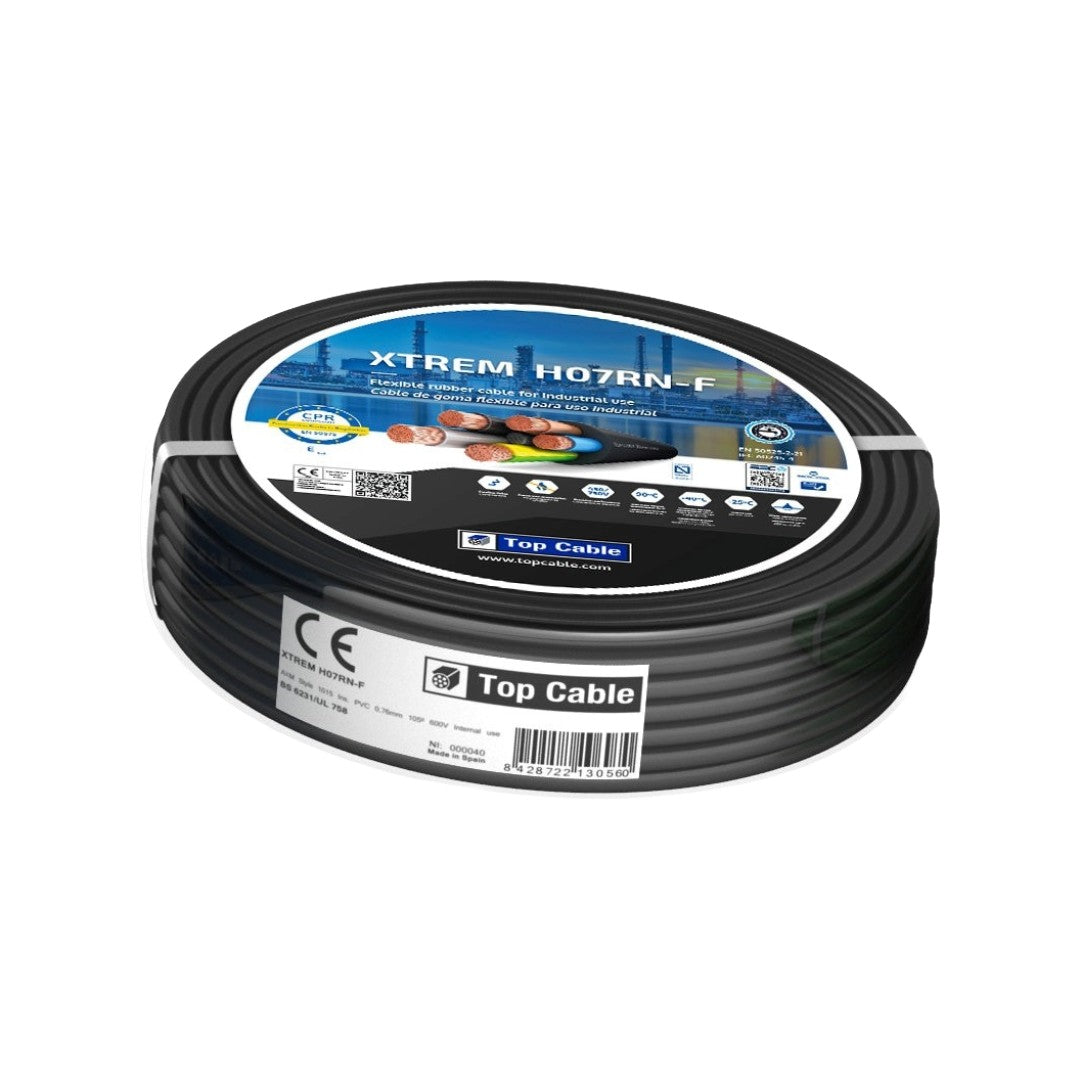 XTREM H07RN-F SUBMERSIBLE RUBBER CABLE 5G4 100M ROLL — Power Flex