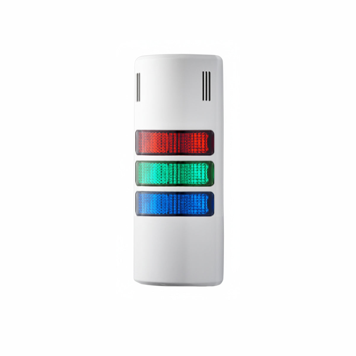 Half-Dome Compact Signal Tower 230/240VAC, Steady LED: Red/Amber/Green, Grey Housing — Auer Signal