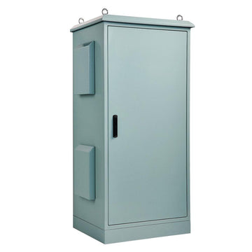 Field Cabinet 18RU 1075H x 750W x 620D IP55 Smoke-Blue, Ventilated
