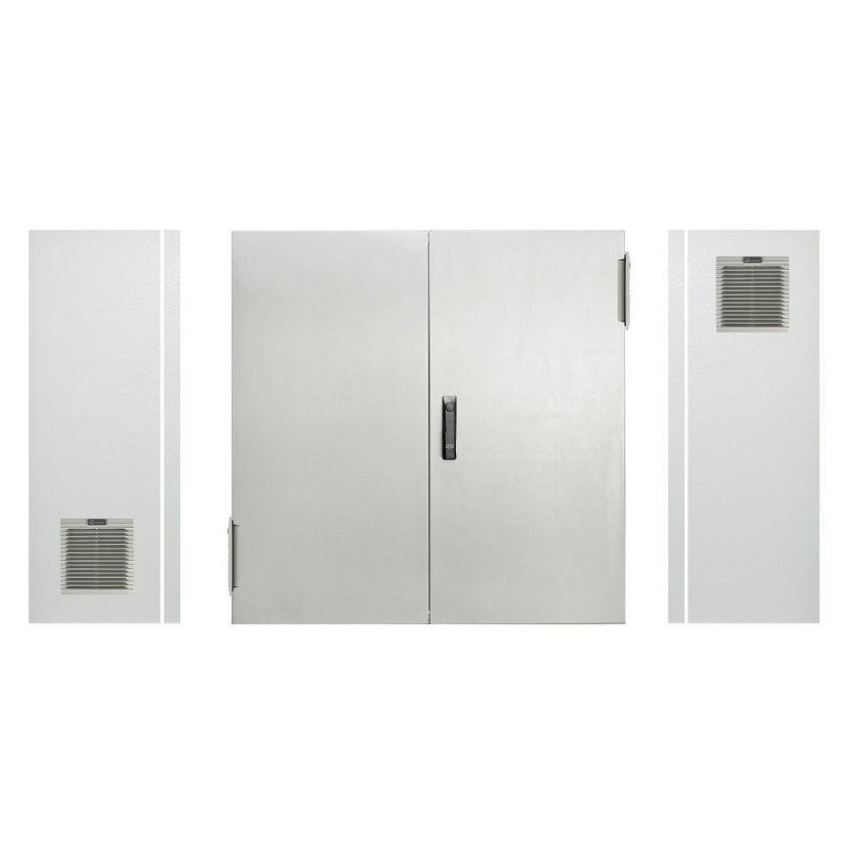 Electrical Enclosure with Vents 1200H x 1200W x 300D IP54 Grey — TRO Assemblies