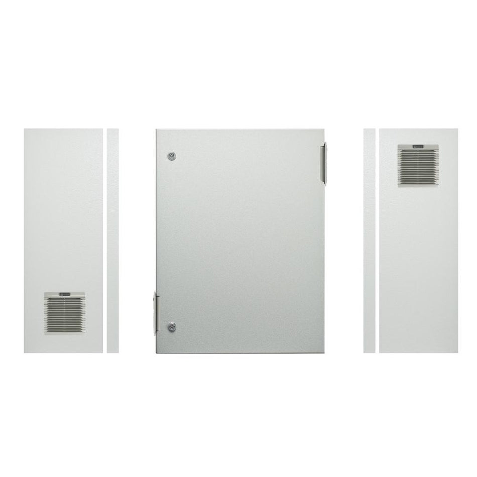 Electrical Enclosure with Vents 1200H x 800W x 300D IP54 Grey — TRO Assemblies